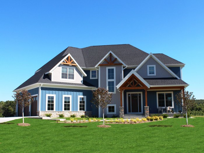 Custom Home Exteriors - Vision Homes